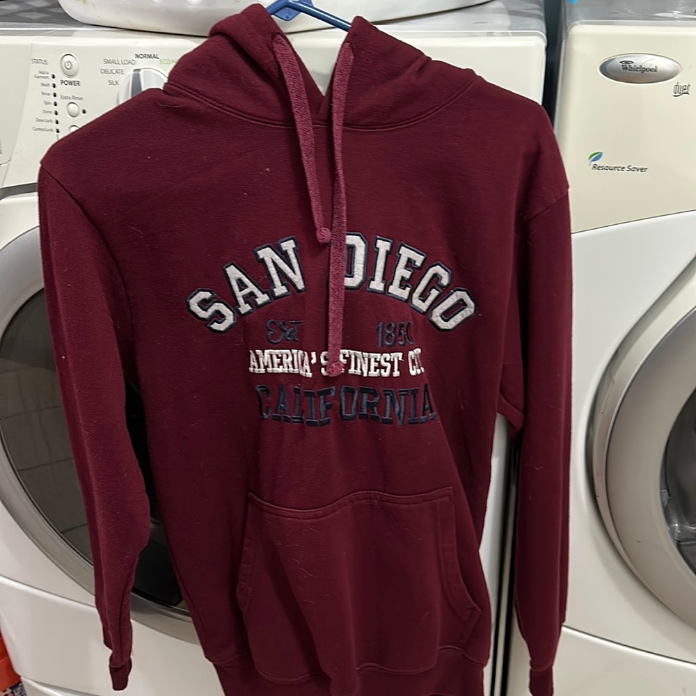 Maroon California hoodie
